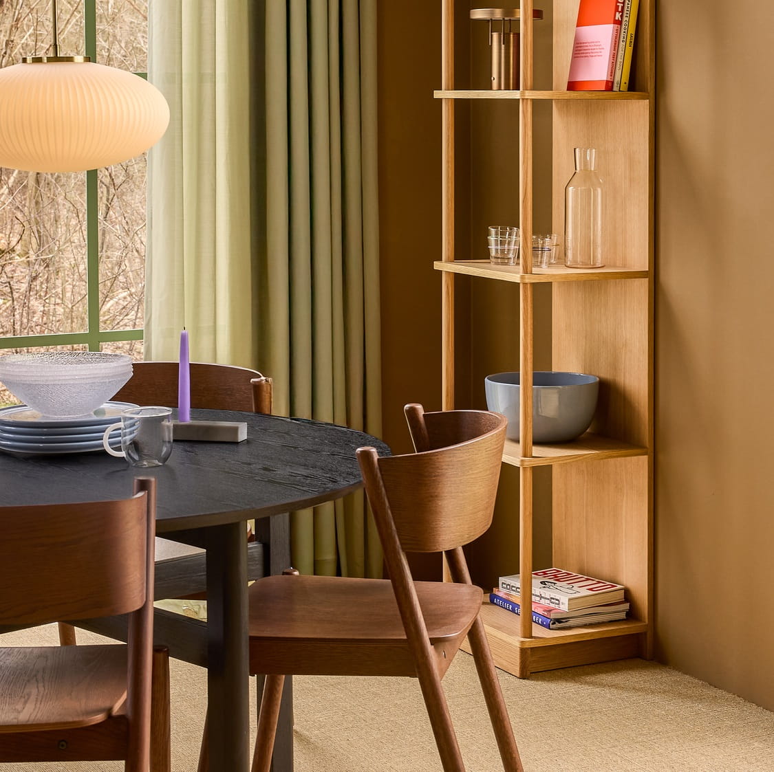 Hubsch Oblique, Natural Home Decor