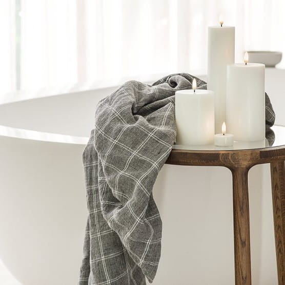 świeca led na pilota, natural home decor