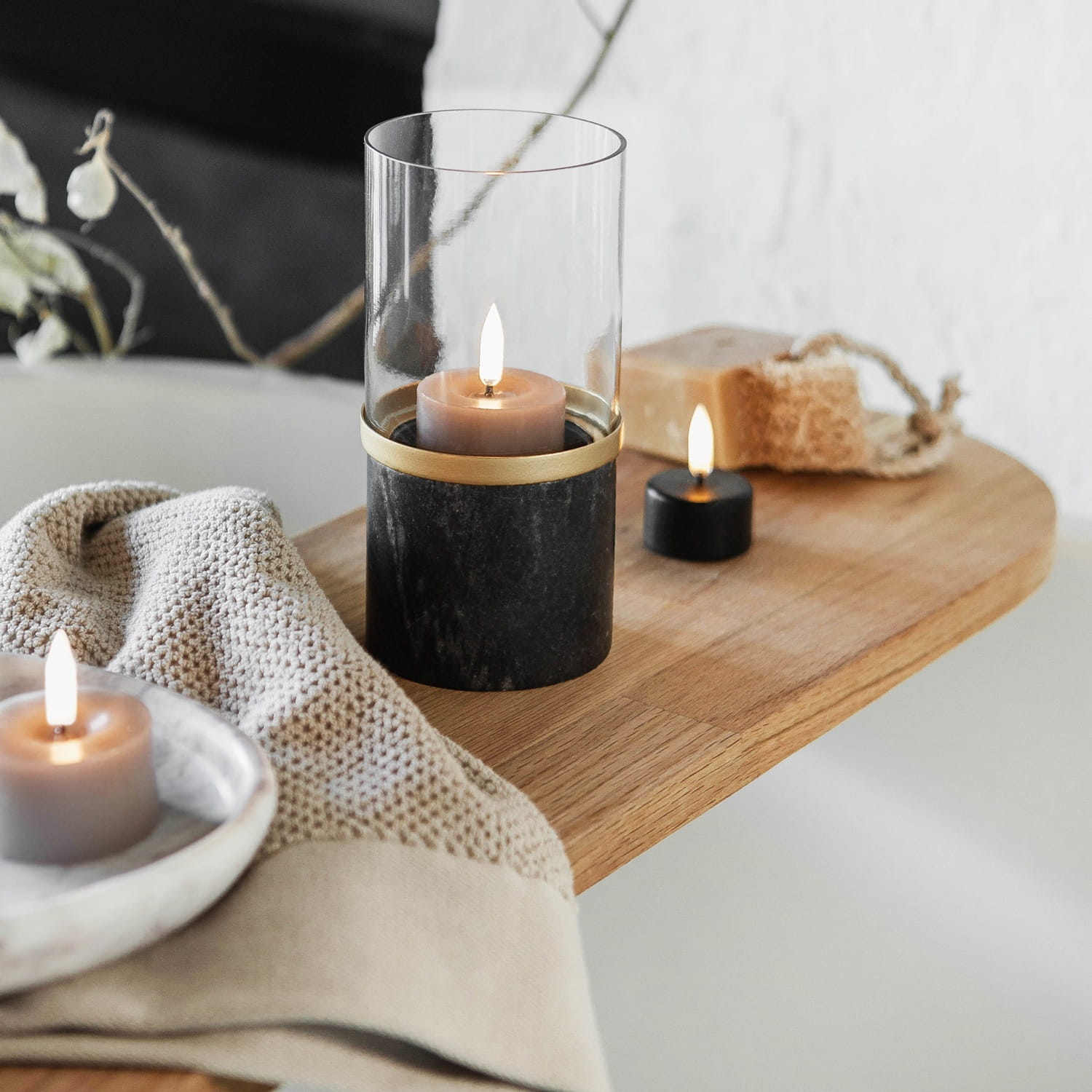 marmurowa latarnia, Natural Home Decor
