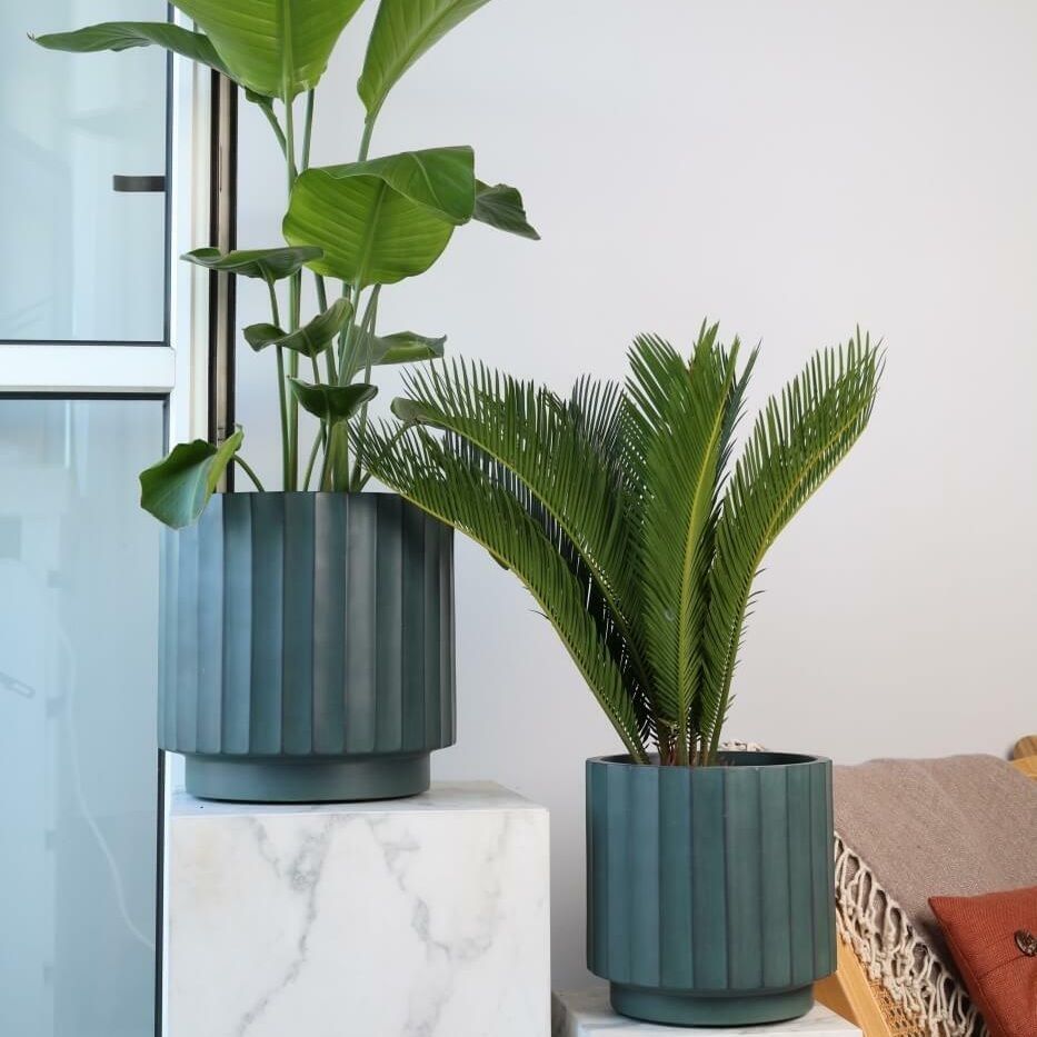 donice z włókna ceramicznego, natural home decor