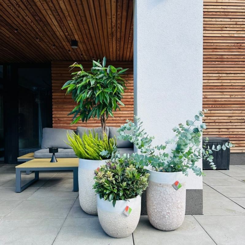 donice ogrodowe, natural home decor