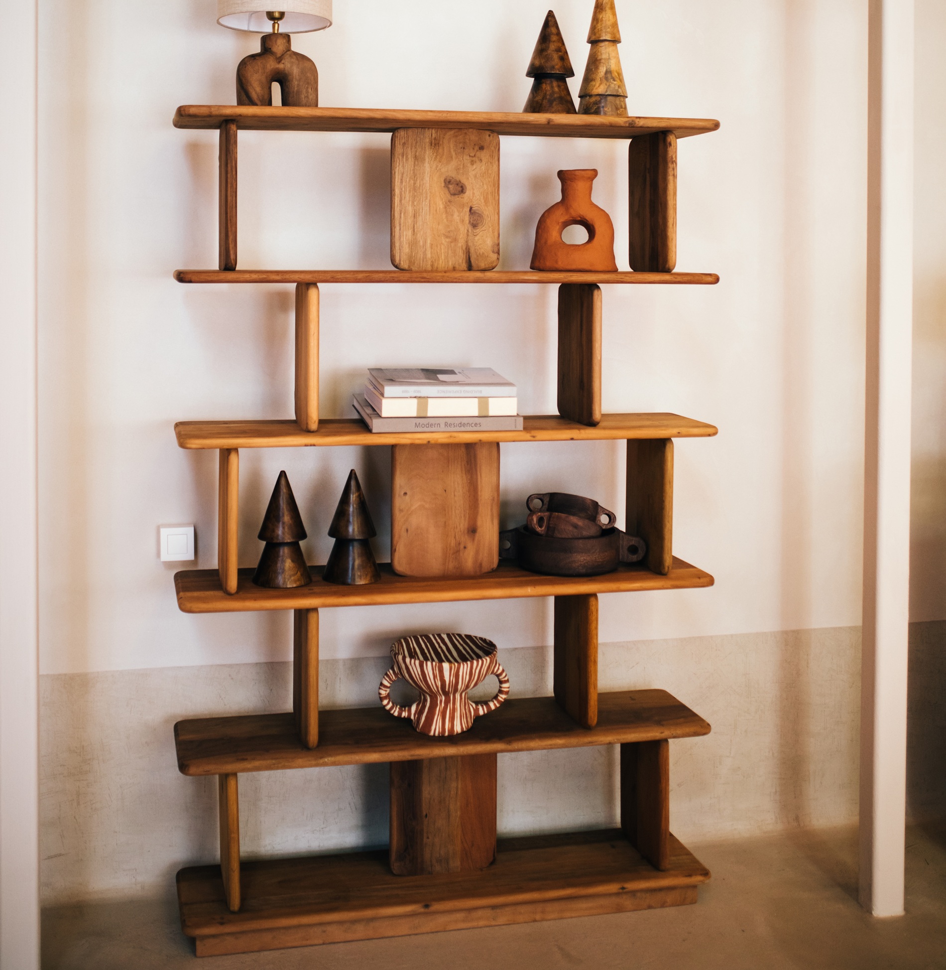regał z litego drewna Matteo Pomax, Natural Home Decor