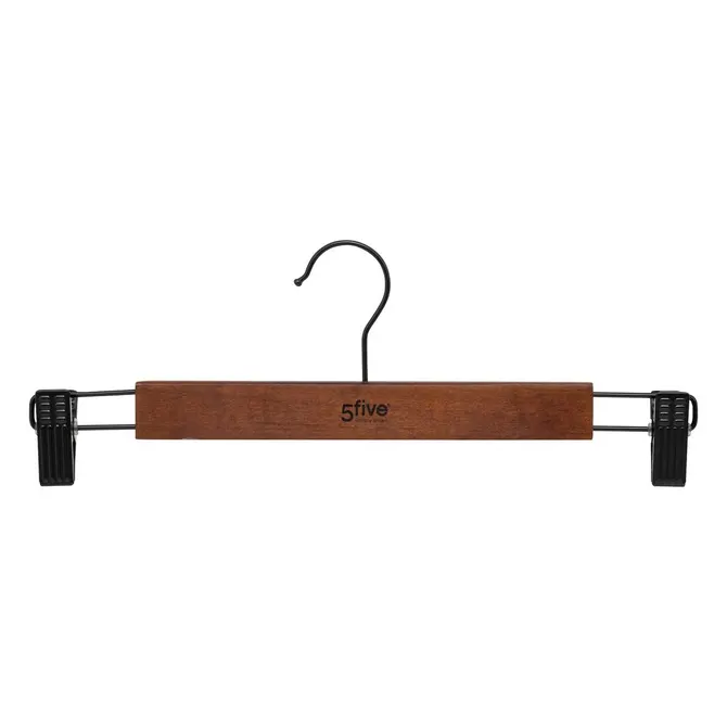drewniane wieszaki na spodnie, natural home decor