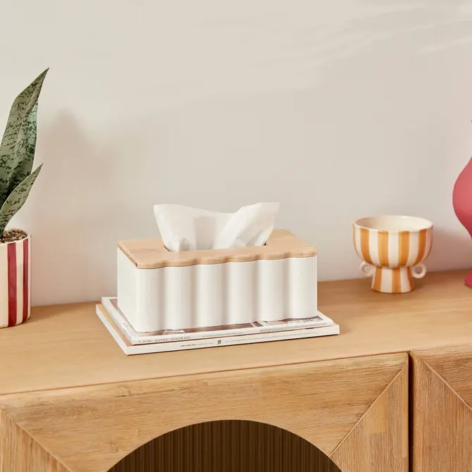 Pojemnik na chusteczki dekoracyjny, natural home decor