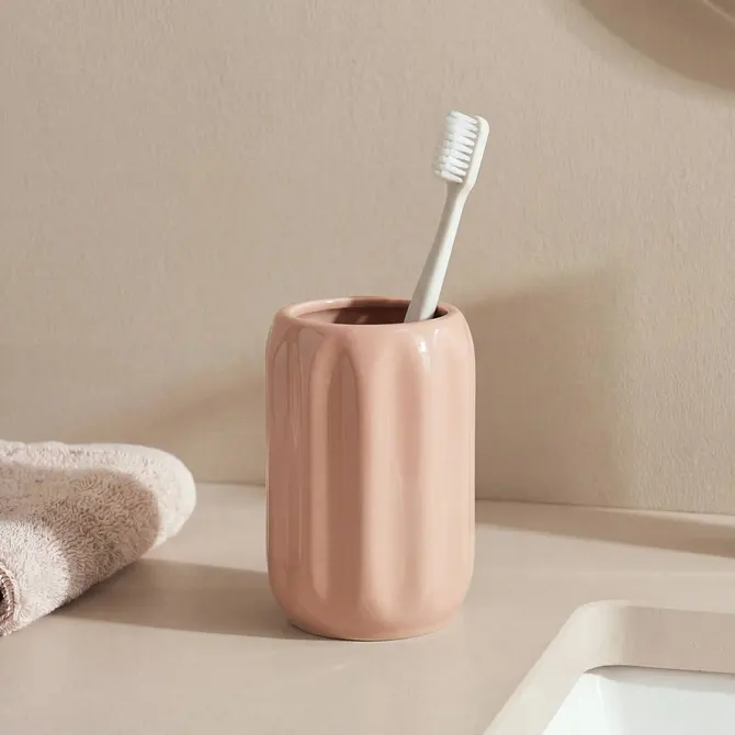 ceramiczny kubek na szczoteczki do zębów, Natural Home Decor