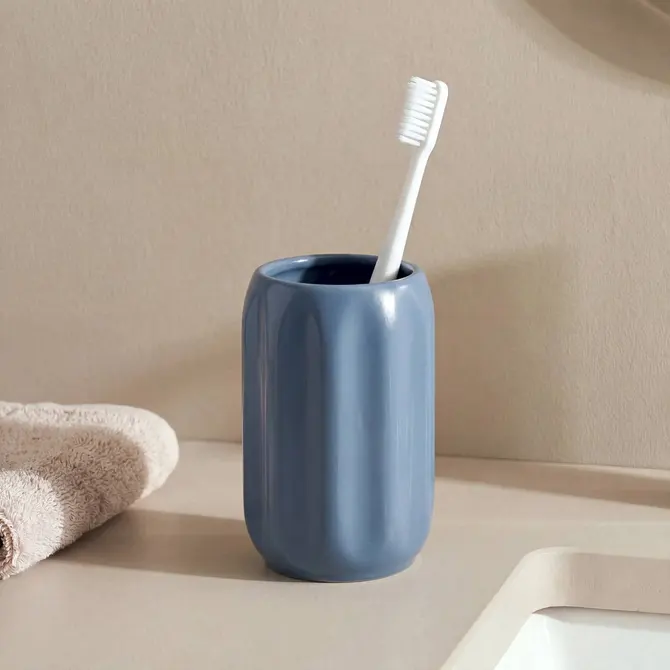 ceramiczny kubek na szczoteczki do zębów, Natural Home Decor