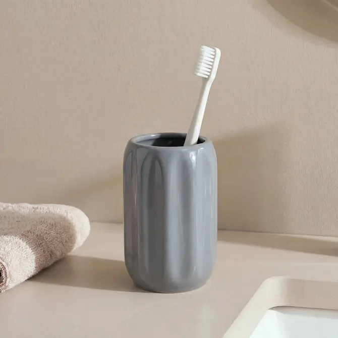 ceramiczny kubek na szczoteczki do zębów, Natural Home Decor