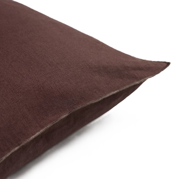 lniana poszewka na poduszkę z falbanką Natural Home Decor