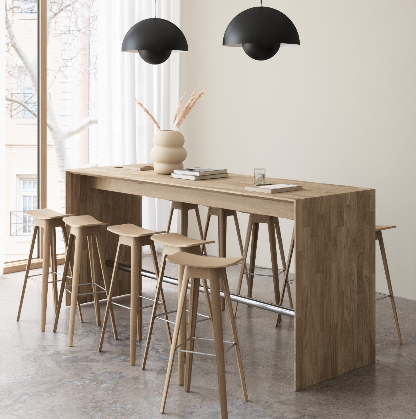 Hoker kuchenny czarny Natural Home Decor